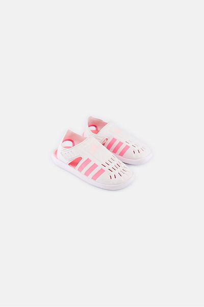adidas Kids Boy Brand Logo Summer Closed Toe Water Sandals, Multicolor