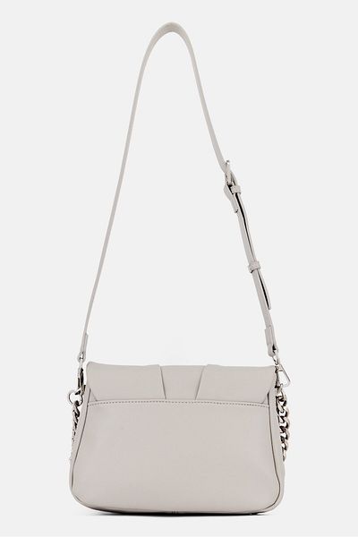Sisley Women Brand Logo Shoulder Bag, Light Taupe