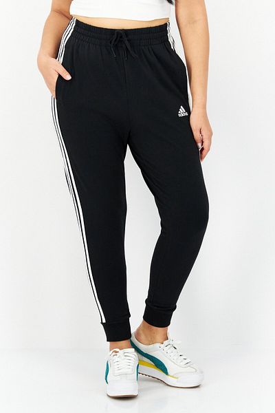 adidas Women Sportswear Fit Training Sweatpants, Black/White