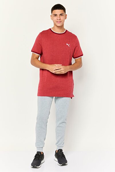 Puma Men Sportswear Fit Short Sleeve Outdoor T-Shirt, Red