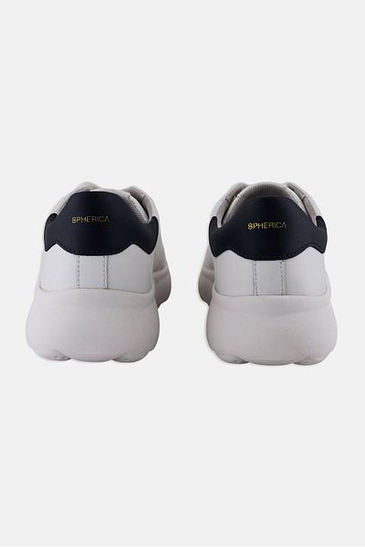Geox Men U Spherica Ec4 Lace Up Casual Shoes, White