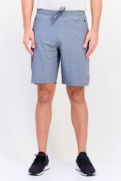 Giordano G-Motion Men Sportswear Fit Training Shorts, Light Grey
