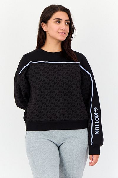 Giordano G-Motion Women Sportswear Fit Long Sleeves Outdoor Sweatshirt, Multicolor