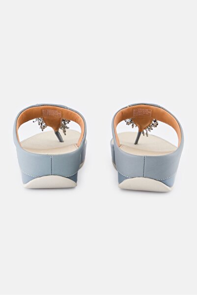 Fitflop Women Slip On Sandal, Light Grey