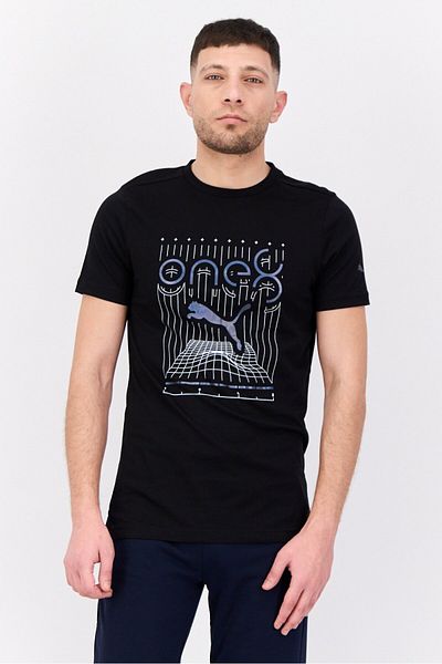 Puma Men Sportswear Fit Short Sleeve Outdoor T-Shirts, Black