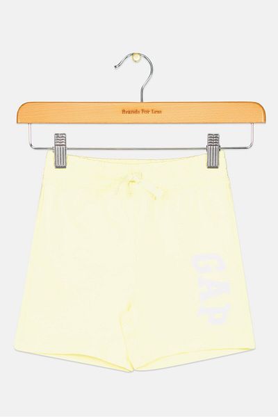GAP Toddlers Boy Brand Logo Basic Shorts, Yellow