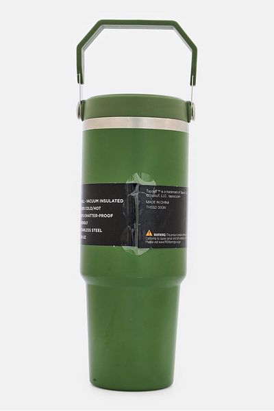 Tapout Fitness Stainless Steel Vacuum Insulated Tumbler 900ml, Olive