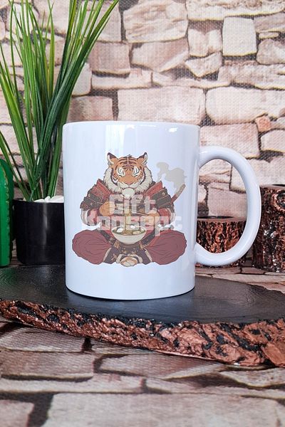 giftkonsept Ramen Tiger 1 Printed Japanese Tiger Noodle Anime Art Gift Printed Mug Cup