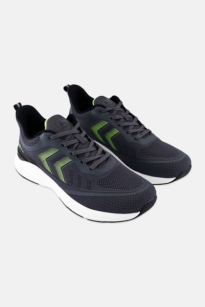 RBX Men Lace Up Running Shoes, Dark Grey
