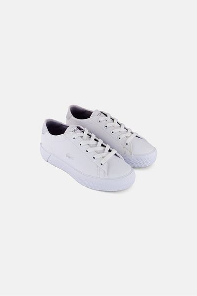 Lacoste Kids Boy Gripshot Lace Up Shoes, White