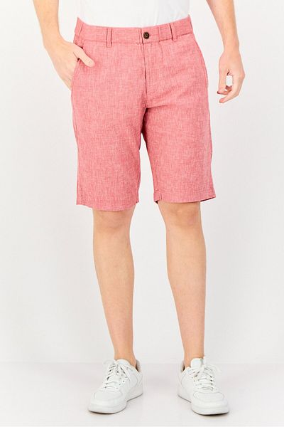 Giordano Men Heather Chino Shorts, Red