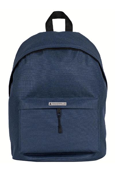 Rakerplus Navy Blue 42X29X14 cm Unisex Classic Backpack School Bag