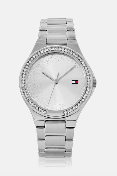 Tommy Hilfiger Women 1782641 Stainless Steel Analog Watch 36mm, Silver