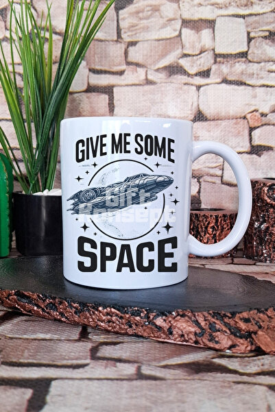giftkonsept Give Me More Space 2 Printed More Space Funny Astronaut Gift Prin...