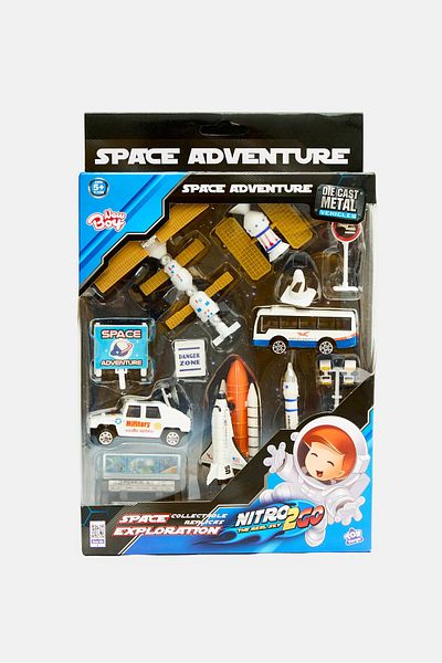 New Boy 12 Pcs Nitro2Go Die-Cast Metal Space Adventure