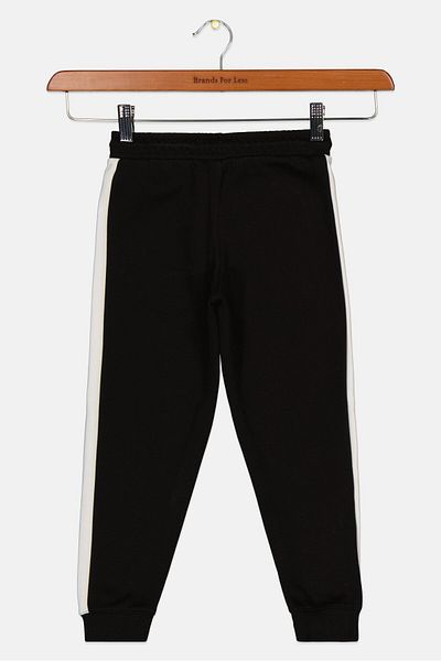Puma Kids Boy Brand Logo Sweatpants, Black/White