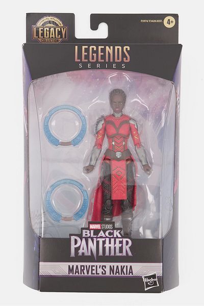 Hasbro Black Panther Legends Series Nakia Action Figure, Red Combo
