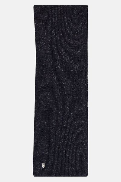Tommy Hilfiger Women Knitted Scarves 172 x 39 cm, Navy