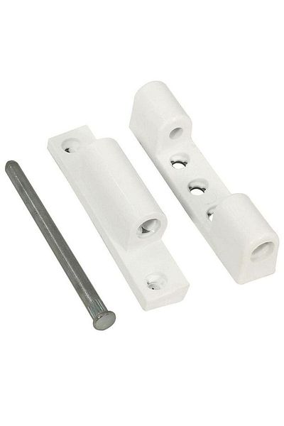 fiba teknik Real Özs Pvc Zamak Hinge 75mm White 1 Piece