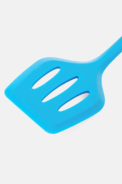 Oreo Silicone Slotted Turner, Blue