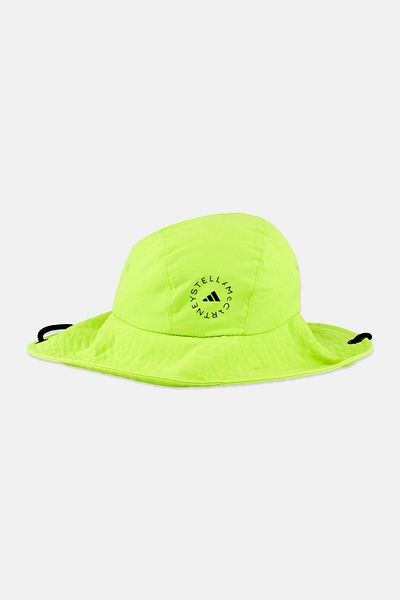 adidas x Stella McCartney Women Brand Logo Bucket Hat, Lime Green