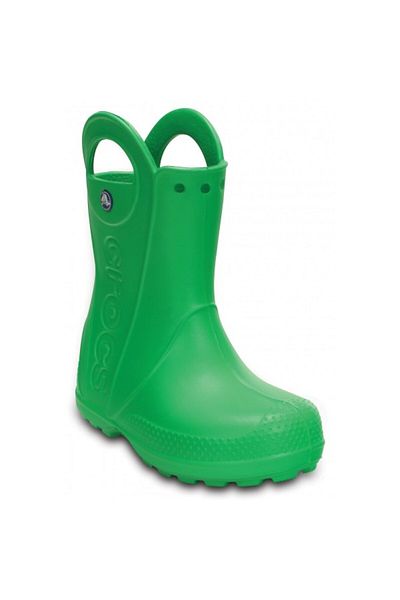 Crocs Handle It Rain Boot 33-34 EU - J2 US Green - Grass Green