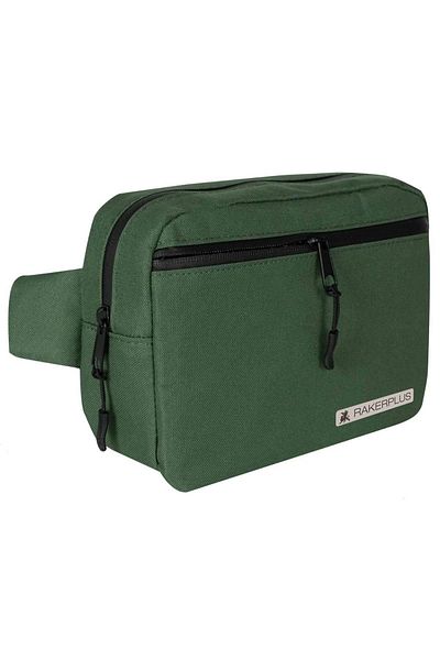 Rakerplus Green Unisex Minimal 21X15X5 cm Waist and Chest Bag