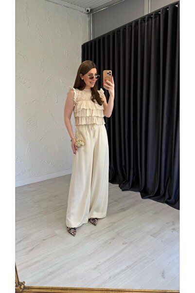 elif teke كريم بنطلون ترينيل تنسيل