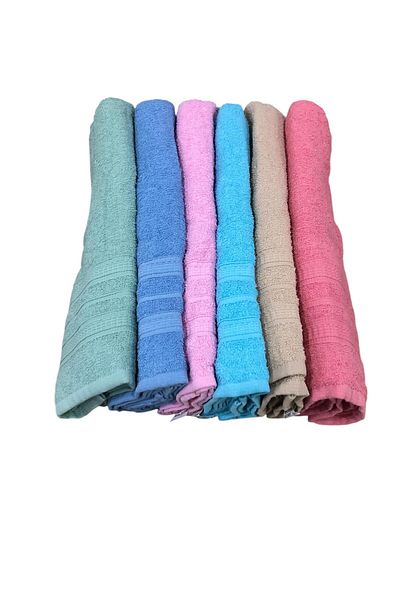 ROYAM 12 Pack 100% Cotton Economical Hairdresser Barber Hand Face Towel 50 X 80