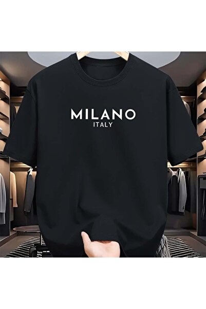 StartMore تي شيرت Y2k Vintage تي شيرت MILANO ITALY Letter