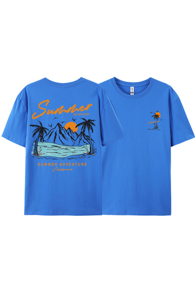 StartMore مجموعة Y2k Vintage T-shirt Tee Summer Again Adventure California