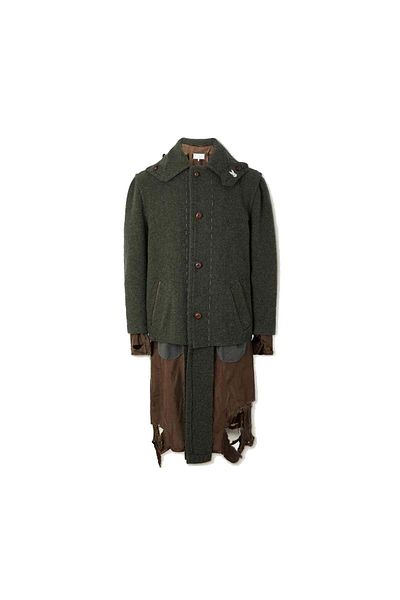 Maison Margiela Palton Maison Margiela cu aspect distrus