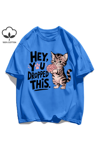 StartMore تي شيرت Y2k Vintage تي شيرت Hey He Left This Print Basics