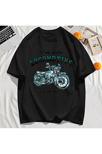 StartMore Y2K Vintage T-Shirt Tee Vintage Quality Locomotive Printed