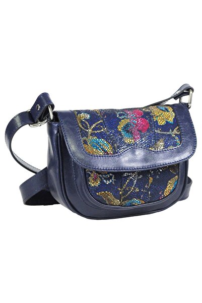 Magazinul de genti Geanta de dama din piele naturala, model 166, Bleumarin