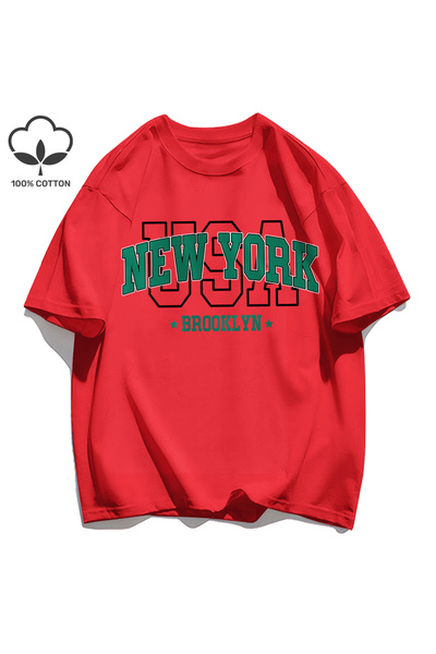 StartMore Y2K Vintage t Shirt Tee Usa New York Brookl Yn Print