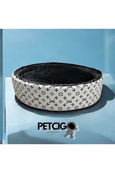 PETCIGO Luxury Cat and Dog Bed White 65 X 15 cm Large Size
