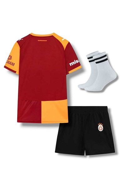 FOLKLORİST Galatasaray-Unnamed Yellow-Red 25/26 New Season Children's Fan Football Jersey Set of 3