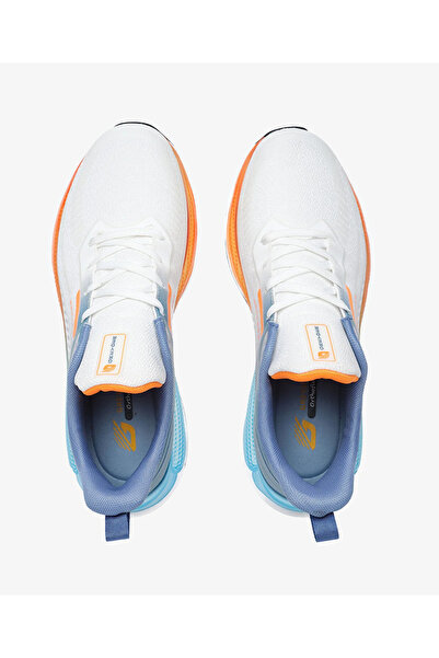 Greyder 17170 Beyaz Mavi Hakiki Deri Erkek Spor Ayakkabı