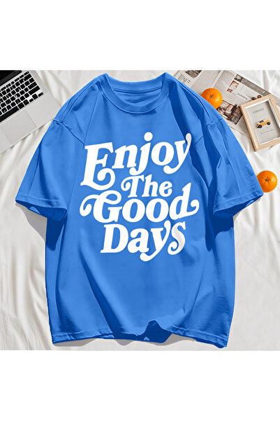 StartMore تي شيرت Y2k Vintage تي شيرت استمتع باليوم الجيد بطباعة الحروف