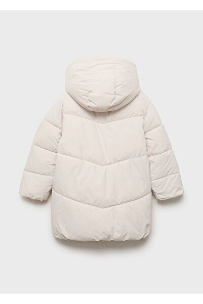 MANGO Kids Kapüşonlu kapitone anorak