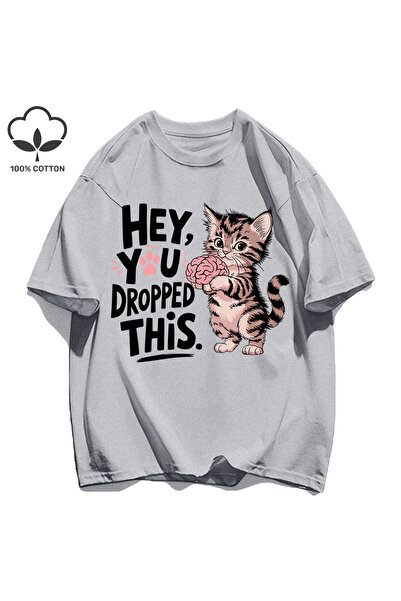 StartMore تي شيرت Y2k Vintage تي شيرت Hey He Left This Print Basics