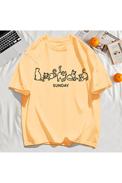 StartMore Y2K Vintage T-Shirt Tee Market Cartoon Cats Design Print