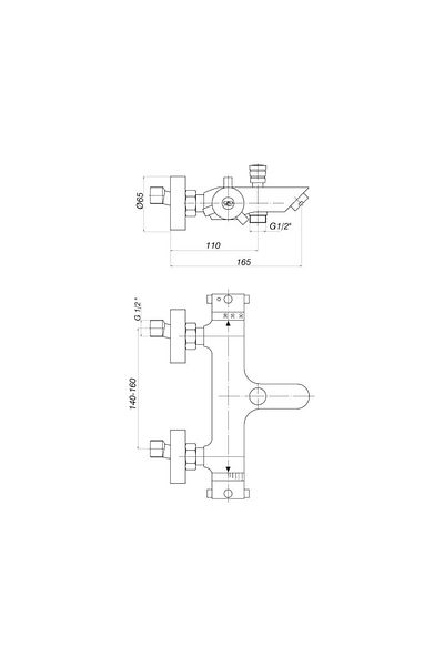 GPD Thermostatic Bathroom Faucet Tbb02