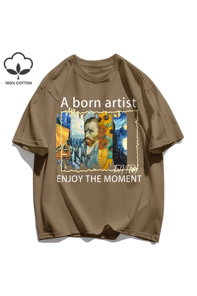 StartMore Y2k Vintage T-shirt Tee مجموعة نصية للرسم الزيتي