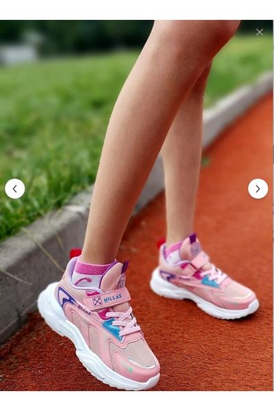 AlbiShoes Unisex Băiat Copil Fată Copil Velcro Moale Ușoare Talpă confortabilă Pantofi sport