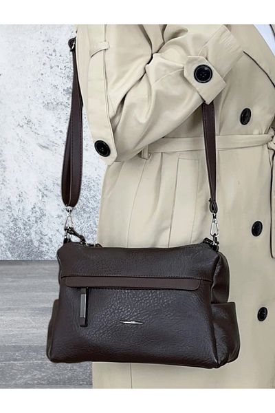 Nas Bag Vera Bag Nas Bag Multi-Compartment Soft and Lightweight Double Strap Shoulder and Crossbody Bag