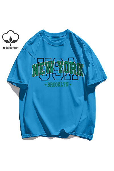 StartMore Y2K Vintage t Shirt Tee Usa New York Brookl Yn Print