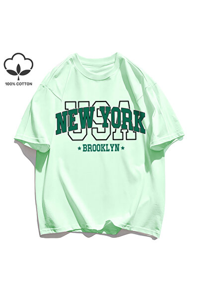 StartMore Y2K Vintage t Shirt Tee Usa New York Brookl Yn Print