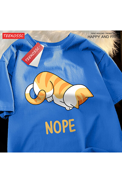 StartMore Y2K Vintage T-Shirt Tee Small Orange Cat Bows and Rejects